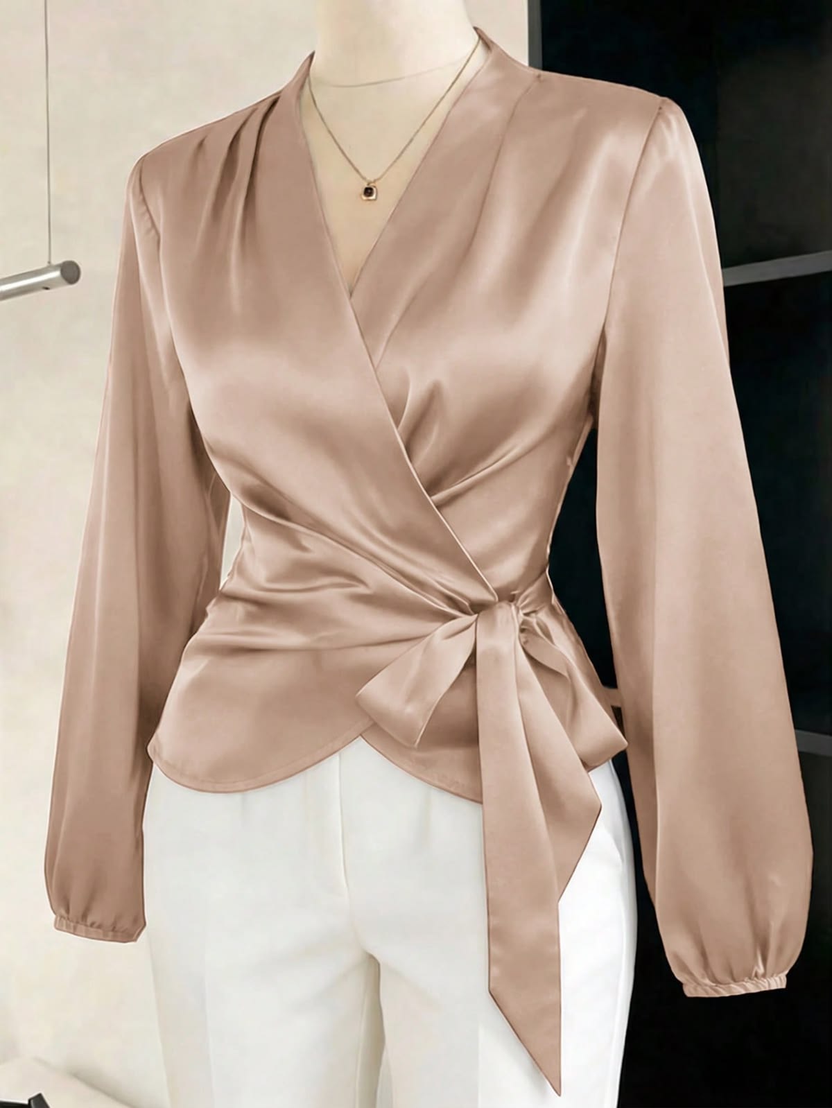 Blusa de seda